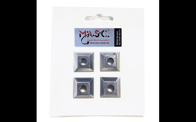 MASC Ersatzwendemesser für Rinnenträgereinlassfräse (4 St)