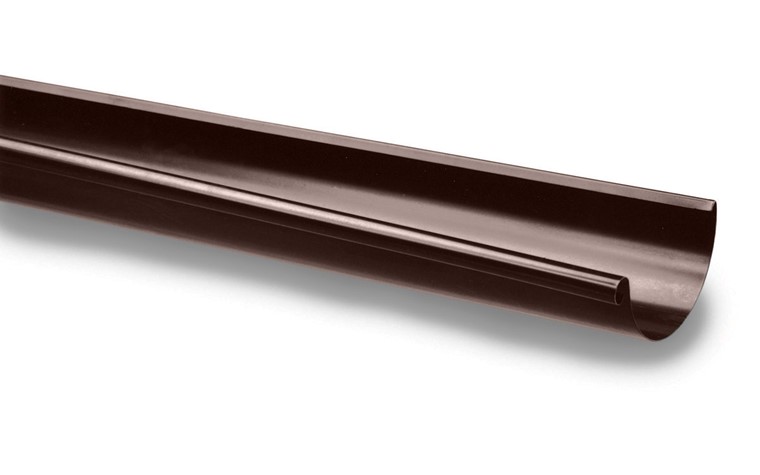 SIBA Dakgoot HR chocoladebruin Ral 8017 150mm/4.00m