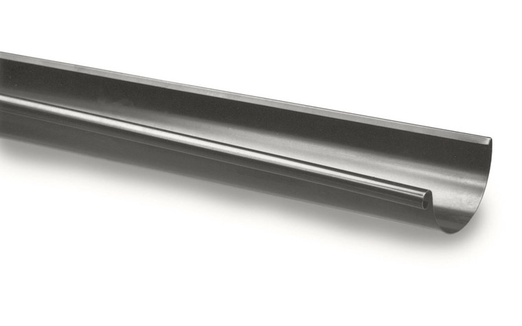 SIBA Gouttière DL gris métallique Ral 9007 125mm/2.00m